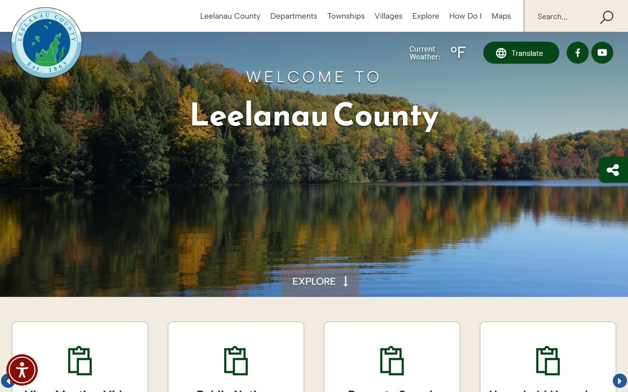 Leelanau County Sheriff resource page for OWI and DUI records
