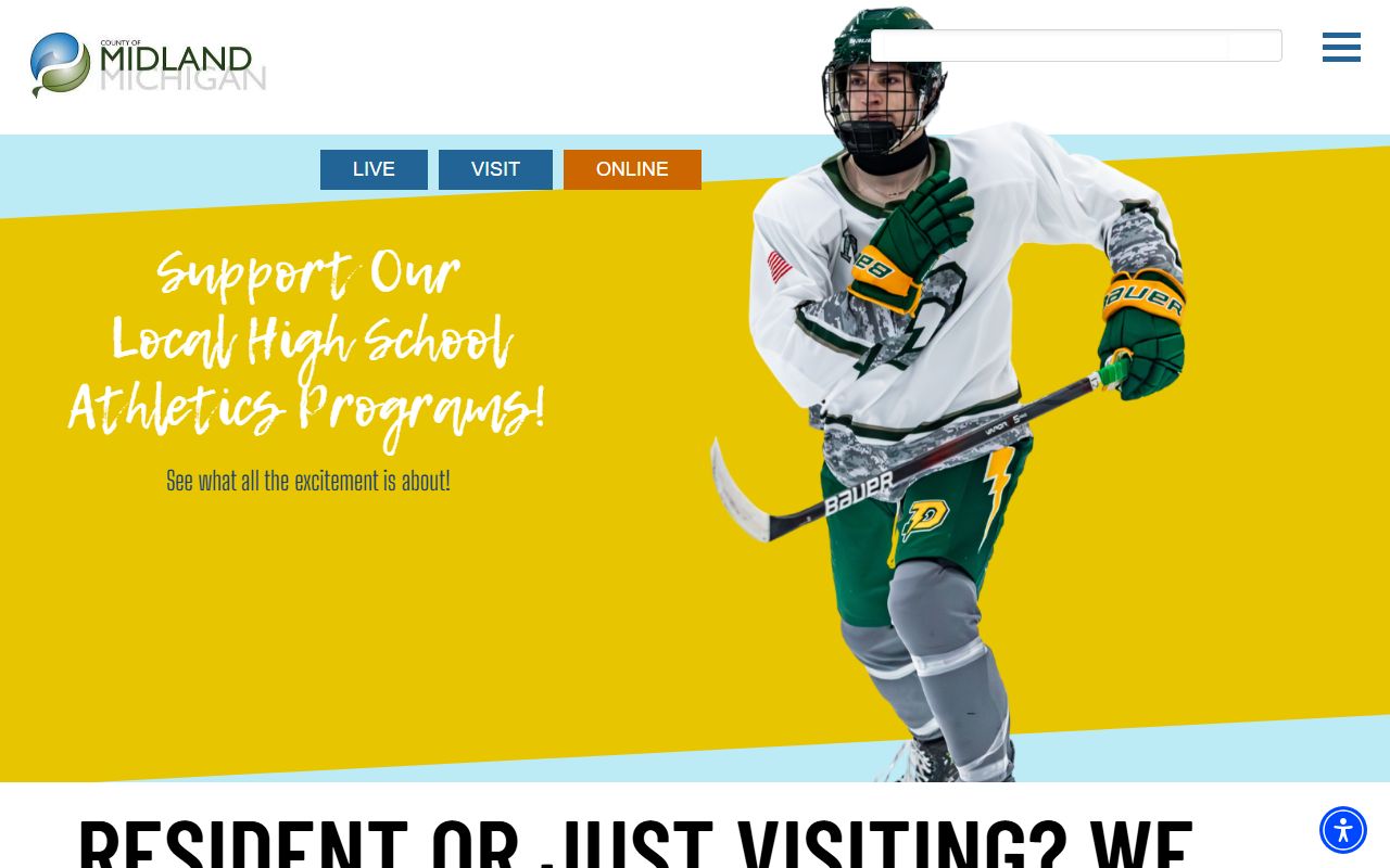 Midland County government portal for DUI and OWI court records