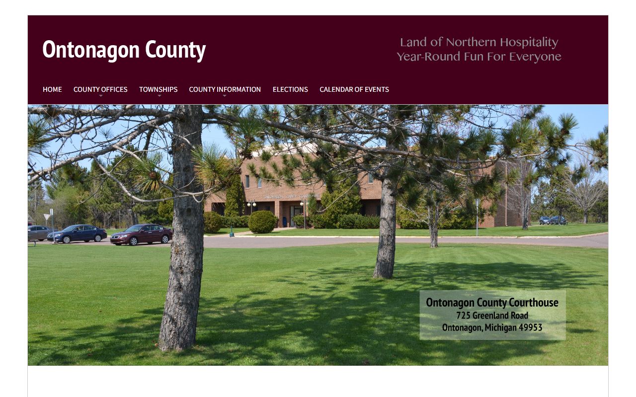 Ontonagon County DUI records court