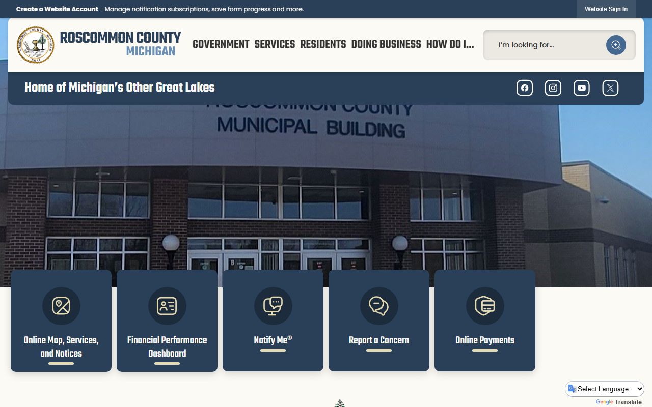 Roscommon County government DUI records